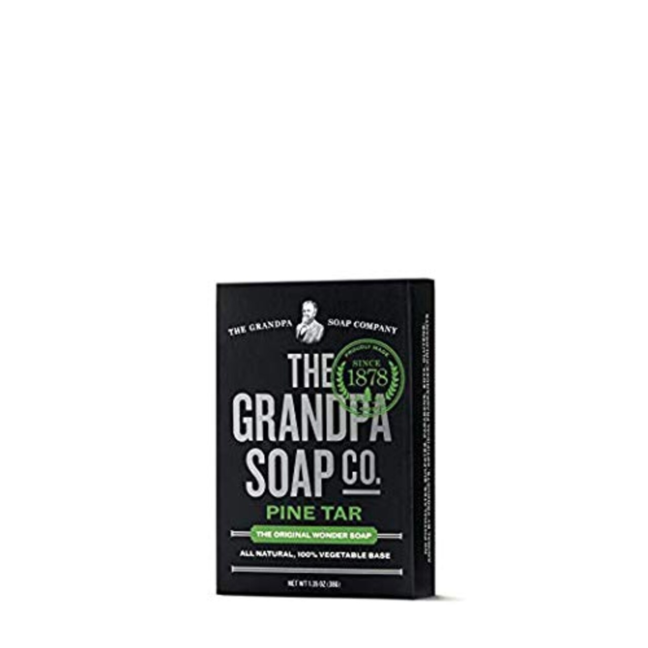 The Grandpa Soap Company Pine Tar Travel Sized Soap All-Natural